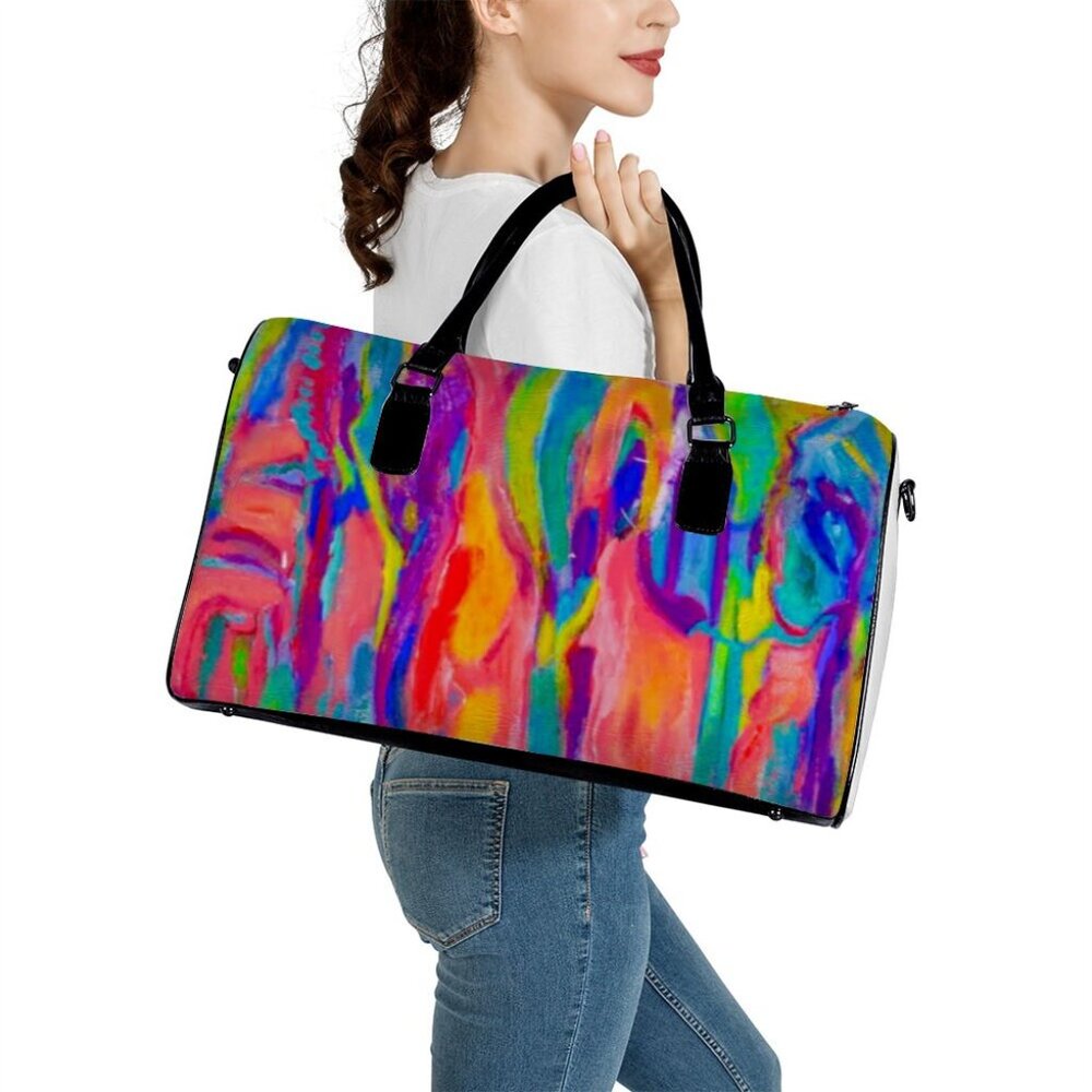 Bags PU Leather Travel Bag Gym Bag Duffel Bags 4 Kings Collection